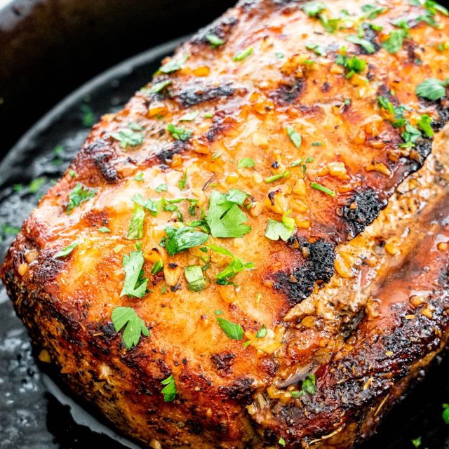 Pork Loin in Honey Garlic Glaze